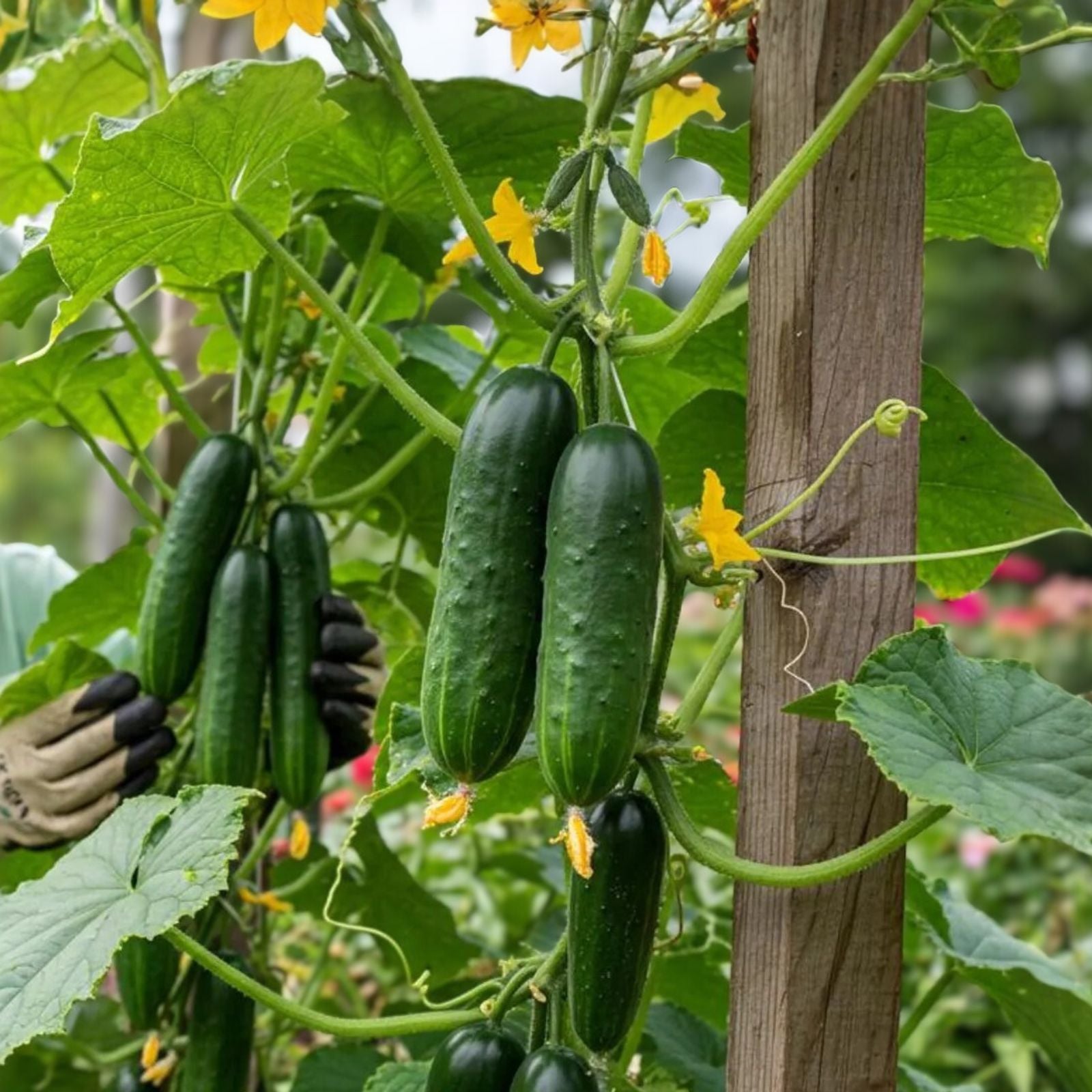 Pickling Cucumber Seeds Heirloom Non-GMO Cucumis sativus Starter Plant for Home Garden