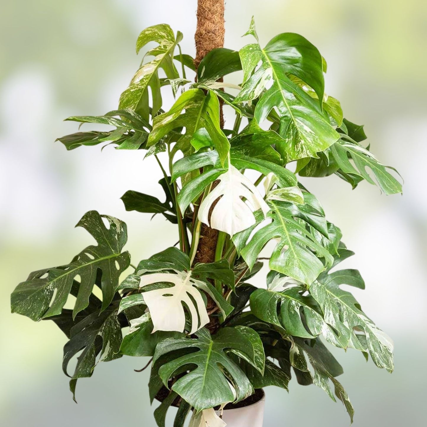 Monstera Albo Variegated Plant Rooted Cutting Rare Houseplant Monstera Deliciosa Variegata