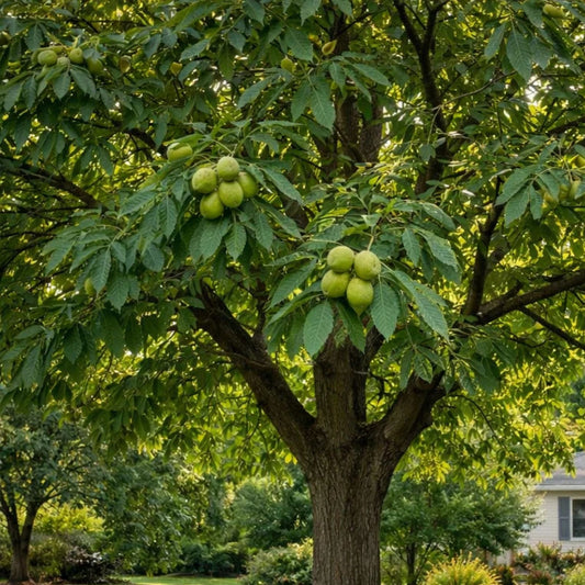 Mixed Hickory Tree Live Plant 8-12 Inches Carya Hardwood Tree for Landscaping Reforestation
