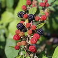 Giant Blackberry Cuttings Rubus fruticosus Fruit Bearing Live Plant Rooting Stems Organic Garden Starter