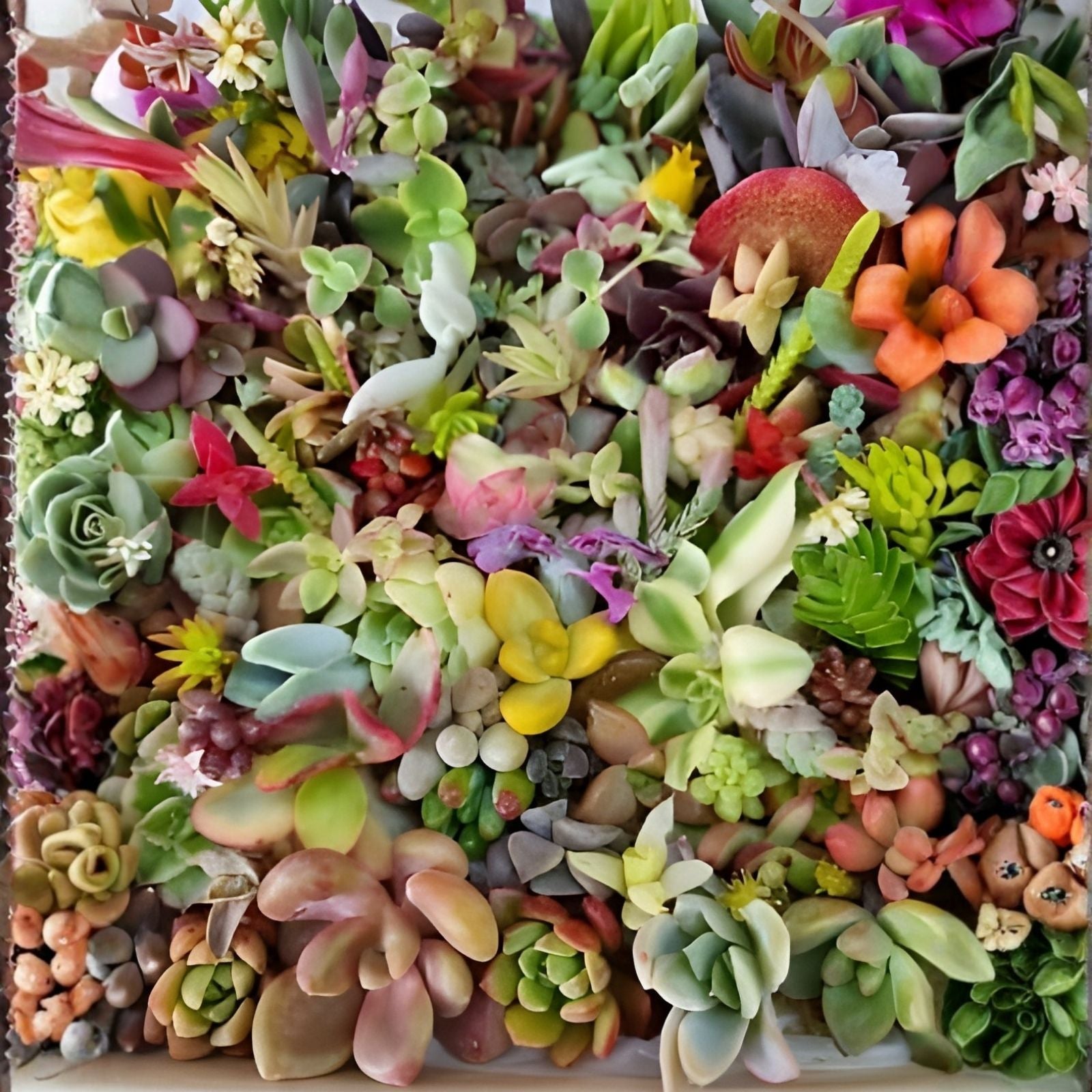 50 Succulent Cuttings Variety Pack | Live Houseplants | Easy Care Succulents | Gardening Starter Plants | Free Shipping