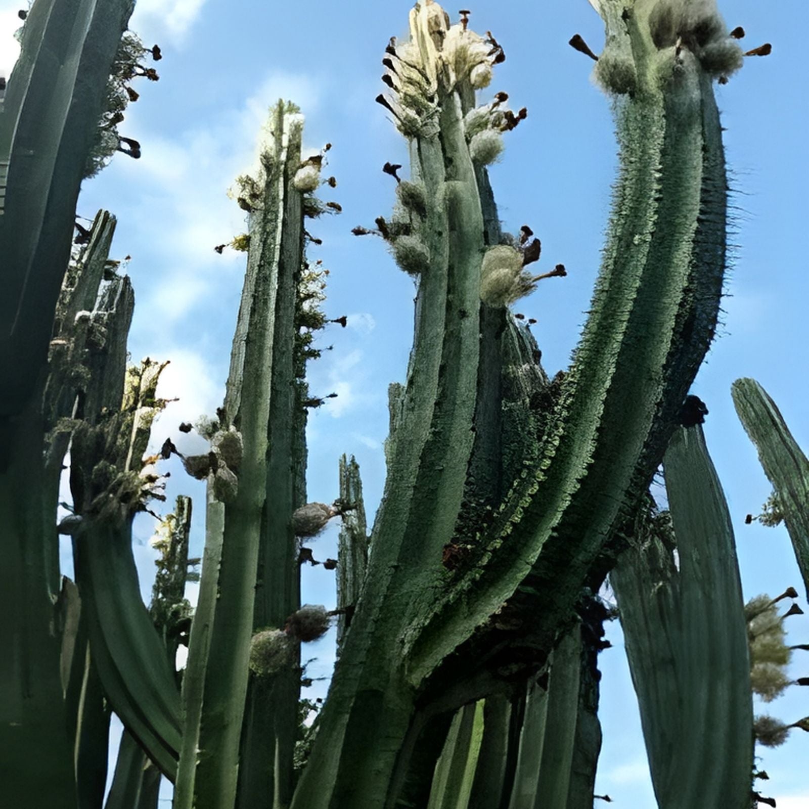 Stenocereus Queretaroensis Cutting | Live Succulent Plant | Pitaya Cactus | Easy Care Desert Houseplant | Starter Plant