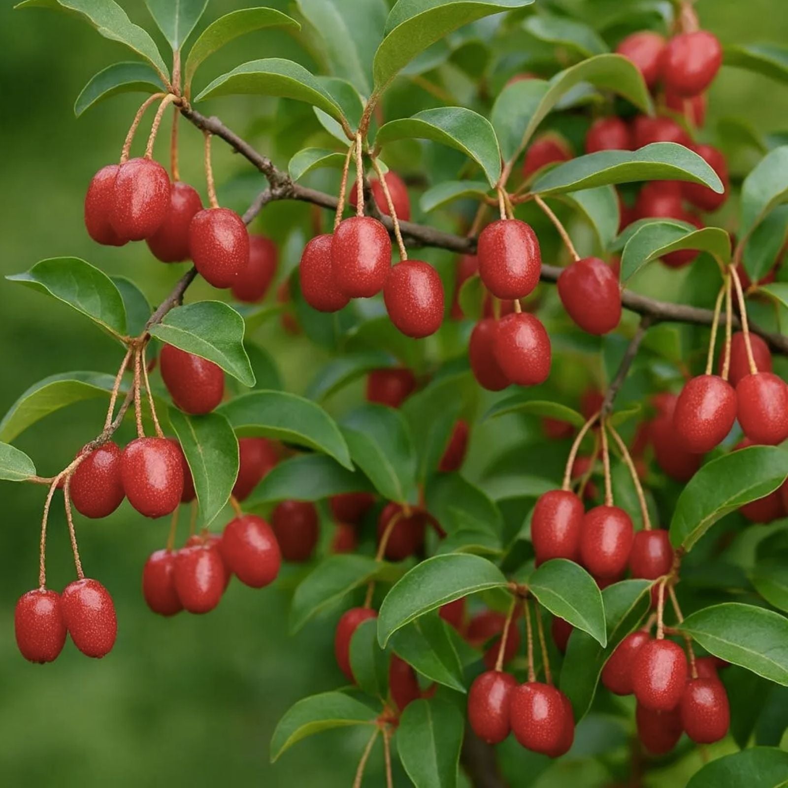 Goumi Berry Cuttings Elaeagnus multiflora Fruit Shrubs Cold Hardy Easy Rooting Live Plant