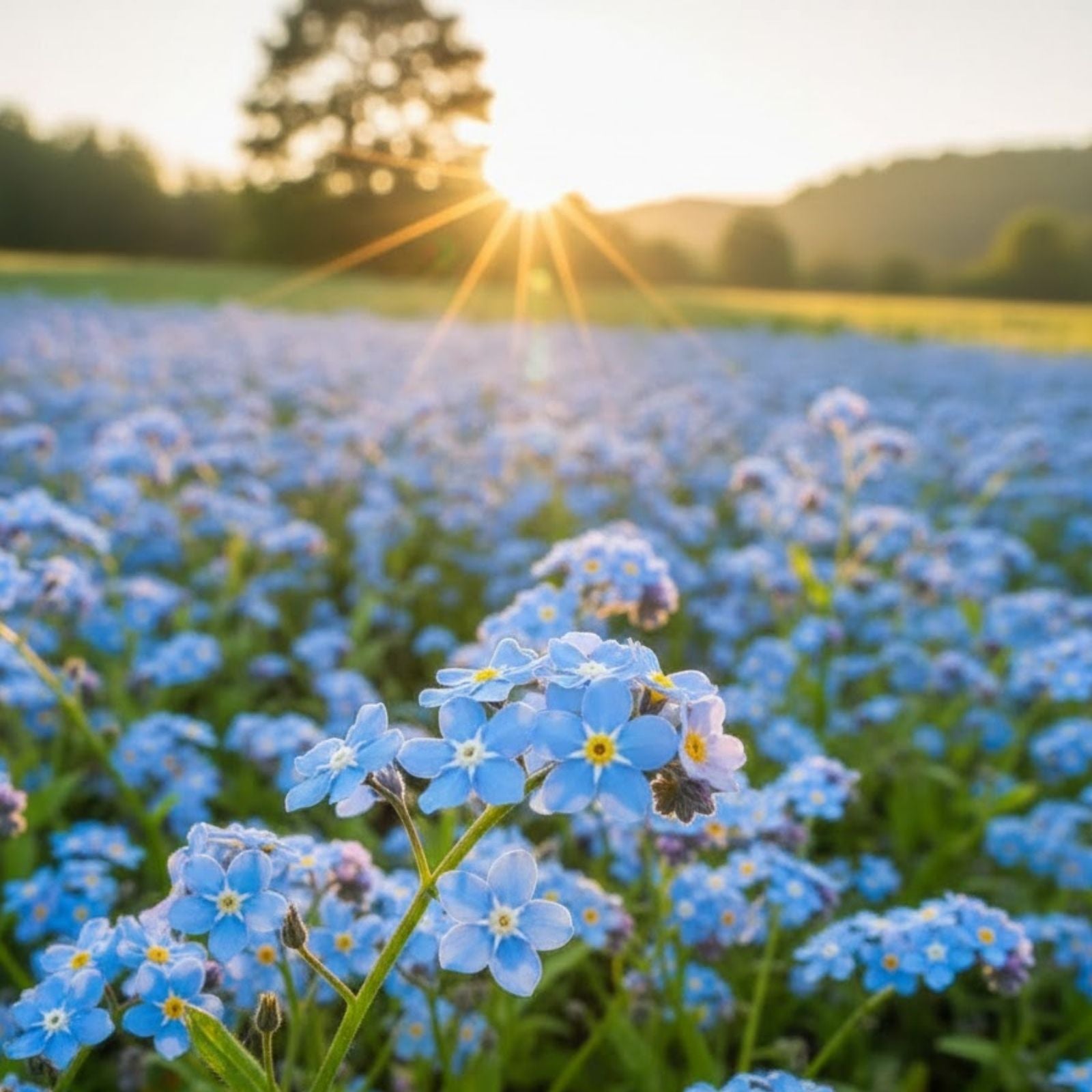 Five Spot Flower Seeds 500 Count – Blue and White Blooms – Nemophila Maculata – Wildflower Seeds for Garden, Landscaping, and Pollinator Gardens