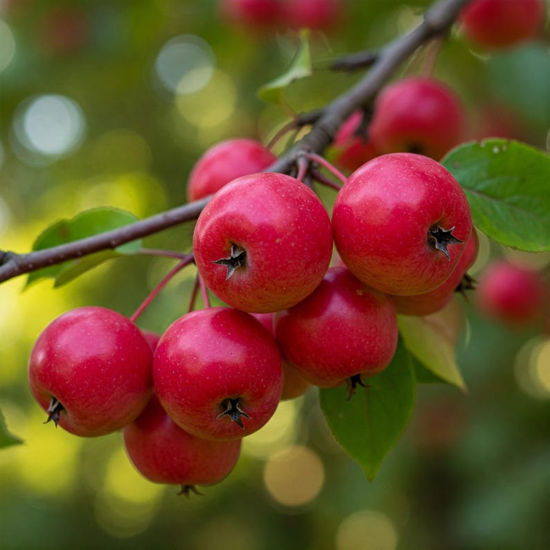 Columbia Edible Crabapple Tree Seedling 12-18" Malus fusca - Hardy Low-Maintenance Wildlife-Friendly Fruit Tree
