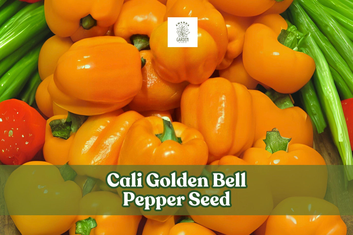 100 Cali Golden Bell Pepper Seeds – Sweet Yellow Heirloom Capsicum annuum for Fresh Eating & Cooking
