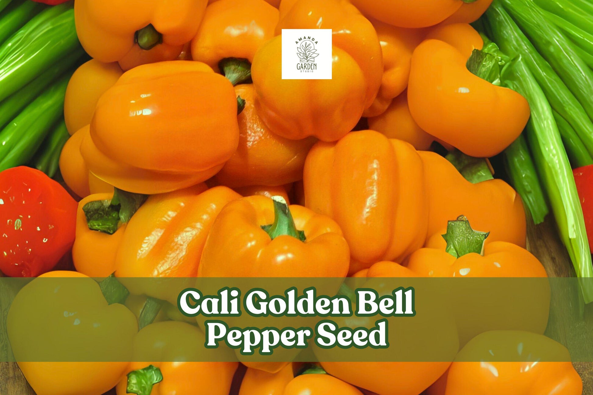 100 Cali Golden Bell Pepper Seeds – Sweet Yellow Heirloom Capsicum annuum for Fresh Eating & Cooking