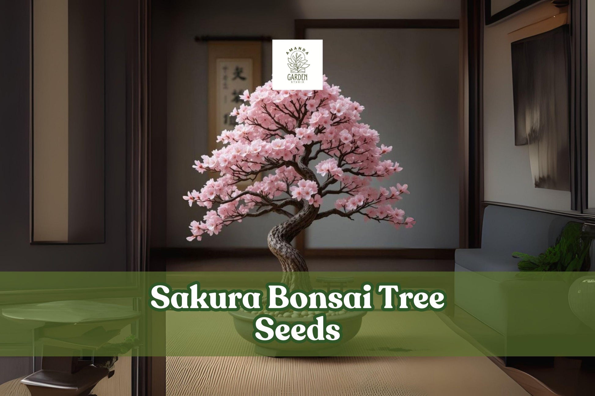 Sakura Bonsai Tree Seeds | Prunus serrulata | Ornamental Cherry Blossom Seeds for Bonsai & Garden