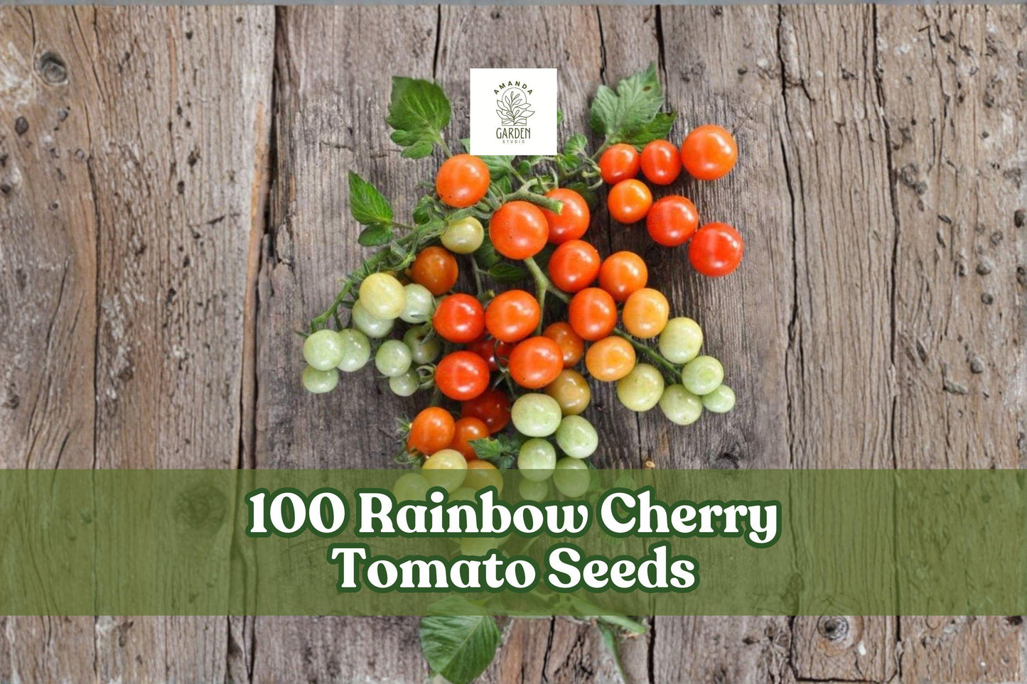 Rainbow Cherry Tomato Seeds – 100 Multicolor Solanum lycopersicum for Garden & Container Planting
