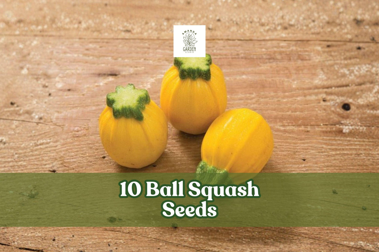 10 Ball Squash Seeds - Exotic Round Vegetable Seeds - Cucurbita spp. for Garden, Outdoor, Vegetable Plot