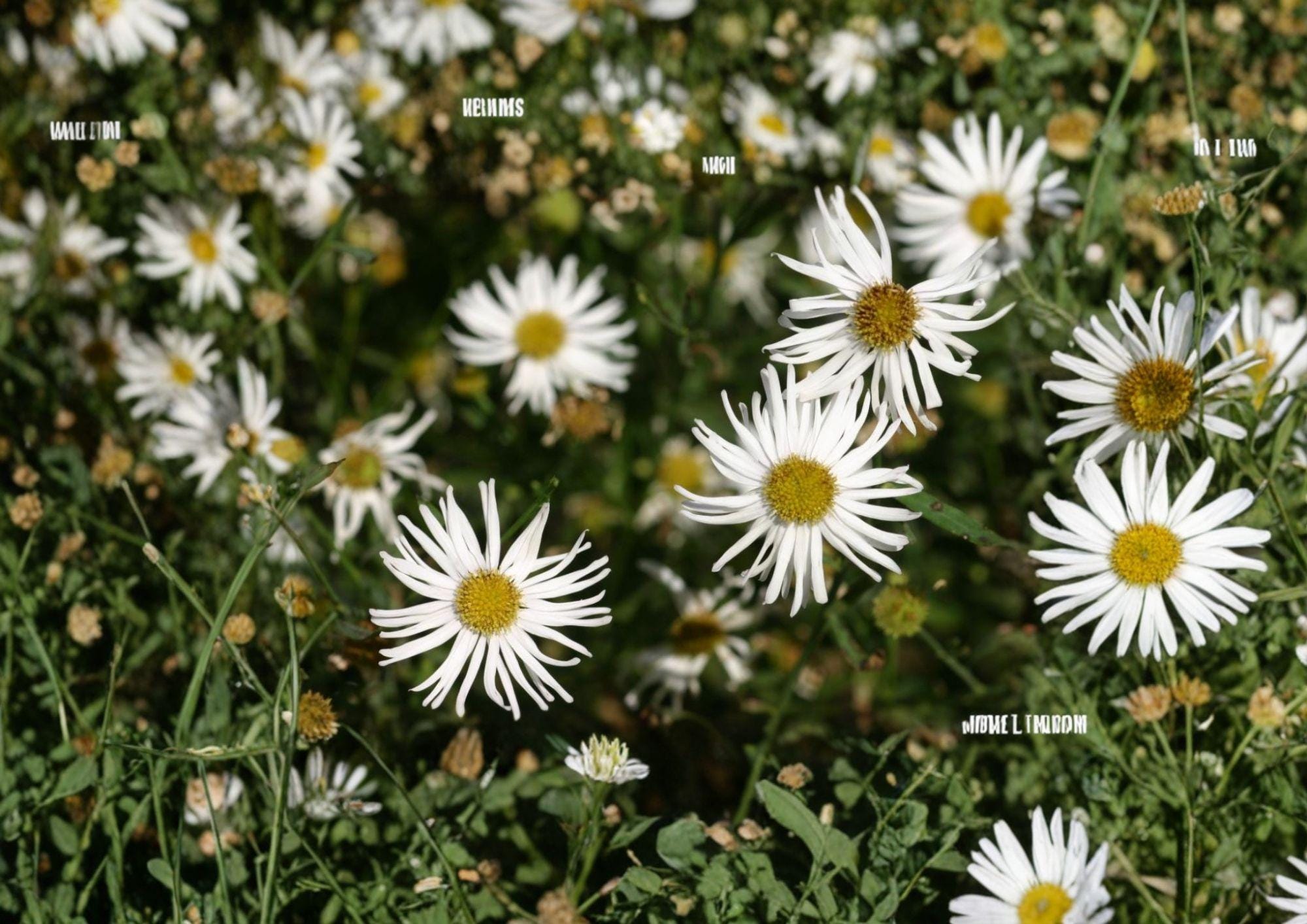 False Aster Seeds – White Dolls Daisy Wildflower, Native Pollinator Plant, Easy to Grow, 500 Seeds