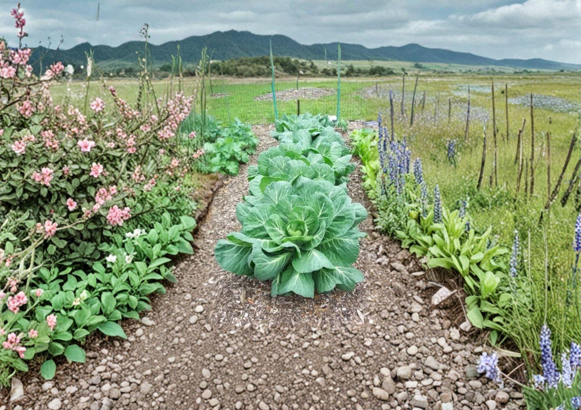 Vates Collard Seeds 500 Heirloom Dwarf Blue-Green Cold-Hardy Vegetable Seeds