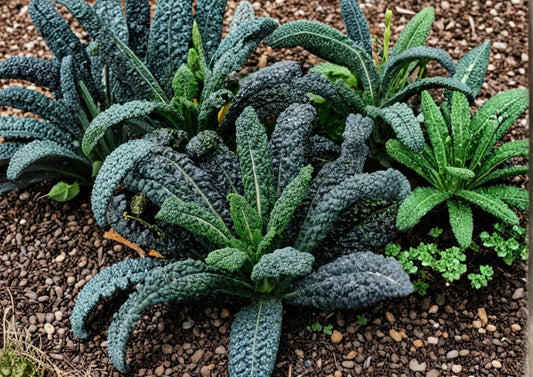 Lacinato Kale Seeds 500 Count Heirloom Dinosaur Kale Cold Hardy Garden Vegetable Non-GMO