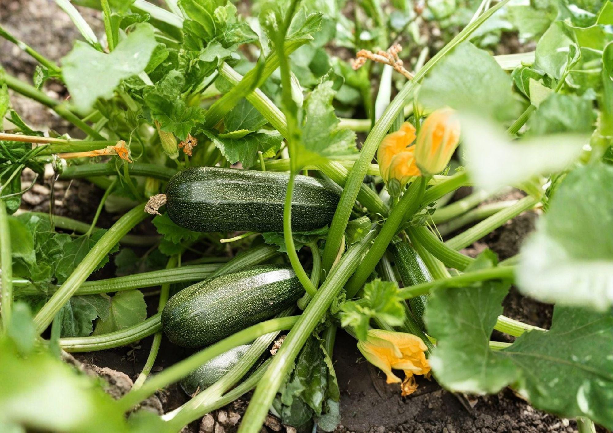 Dark Green Zucchini Seeds – Heirloom Summer Squash, Tender Vegetable, 10 Seeds – Bloom Haven Nursery