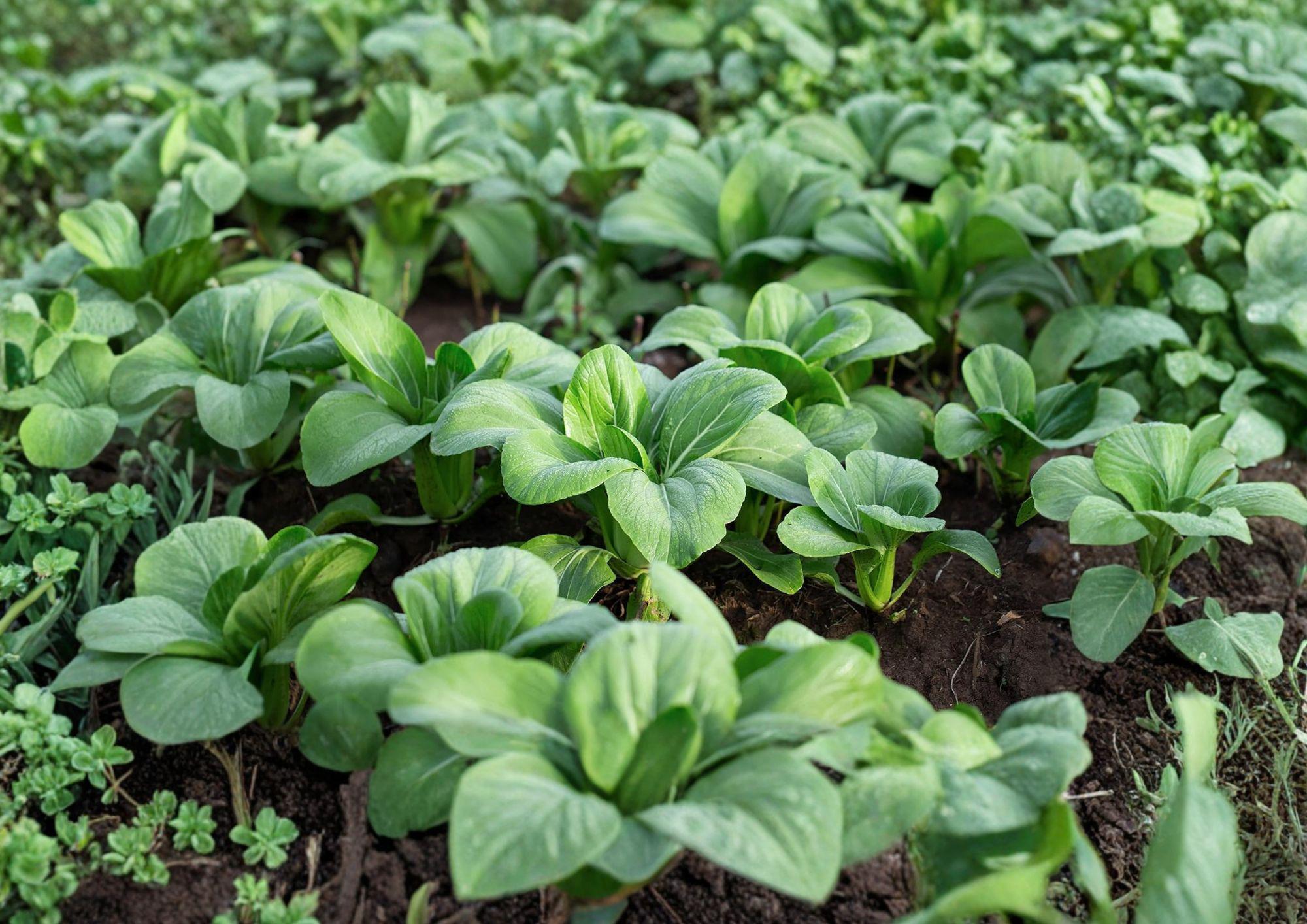 Pak Choi Seeds Taisai Bok Choi Asian Greens 500 Seeds - Edible Leafy Vegetable for Gardening