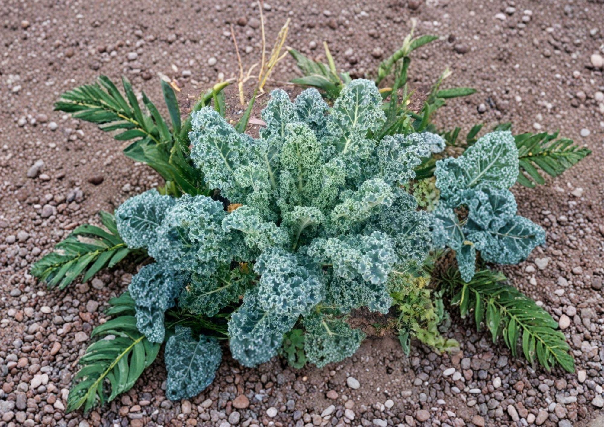 Dwarf Blue Scotch Kale Seeds Heirloom Curly Leaf Cold Hardy Vegetable Garden Plant