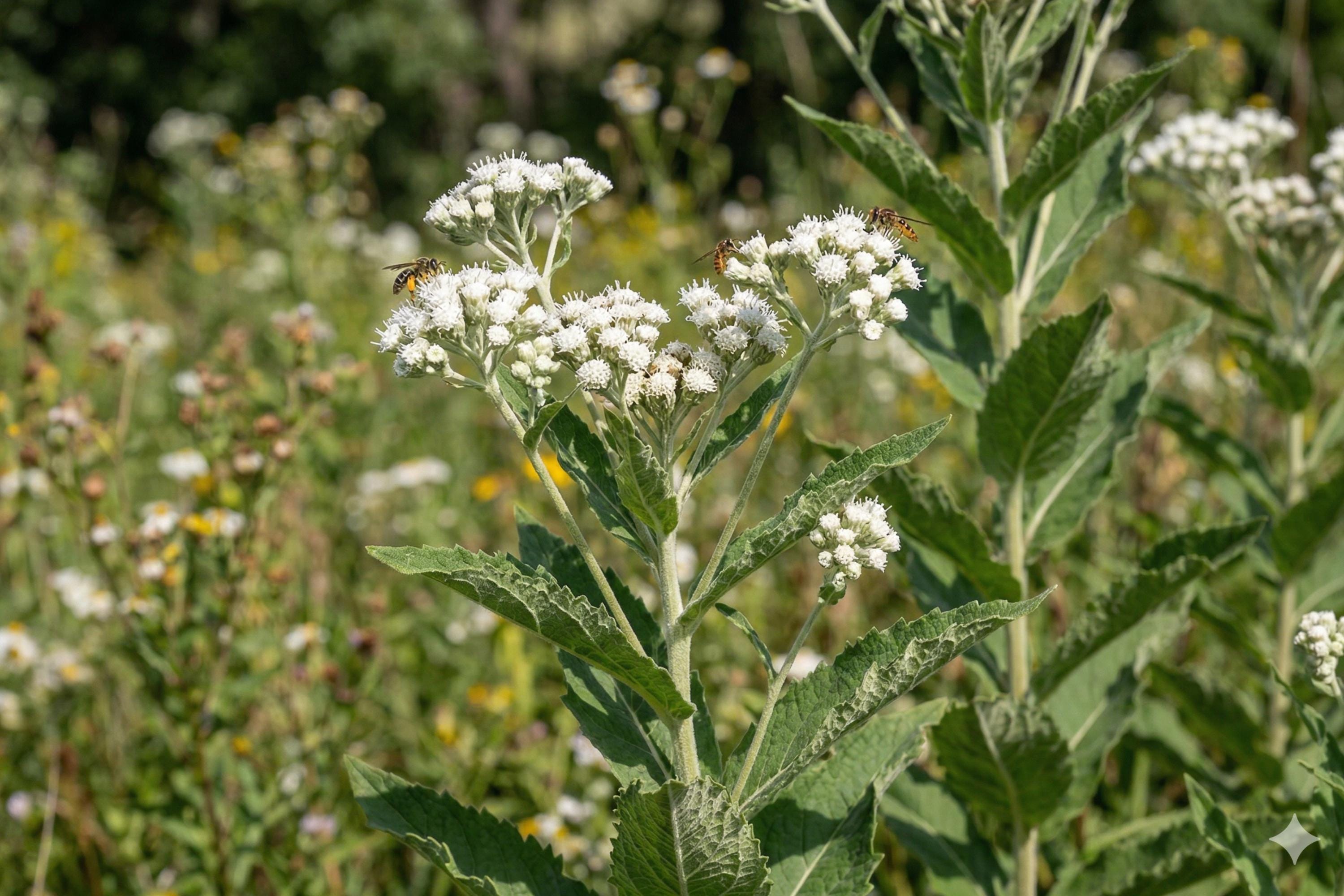 Wildflower Seeds - 25 Wild Quinine (Parthenium integrifolium) Native Prairie Pollinator Habitat Drought Tolerant
