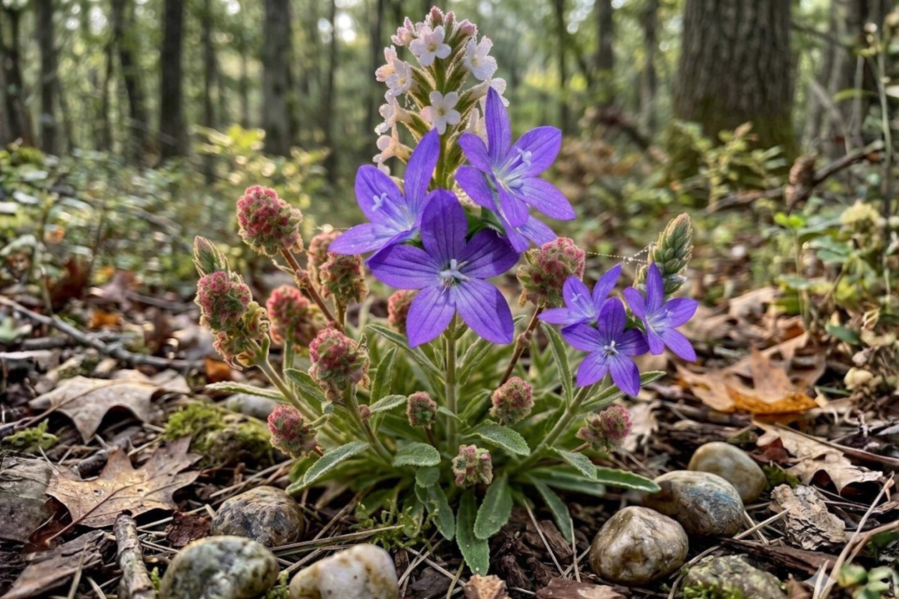 Venus Looking Glass Wildflower Seeds – Native Violet-Blue Star-Shaped Blooms for Pollinator Gardens & Meadows
