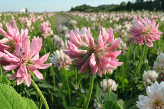 Alsike Clover Seeds 100 Pack | Trifolium hybridum Perennial Pink & White Flowering Legume
