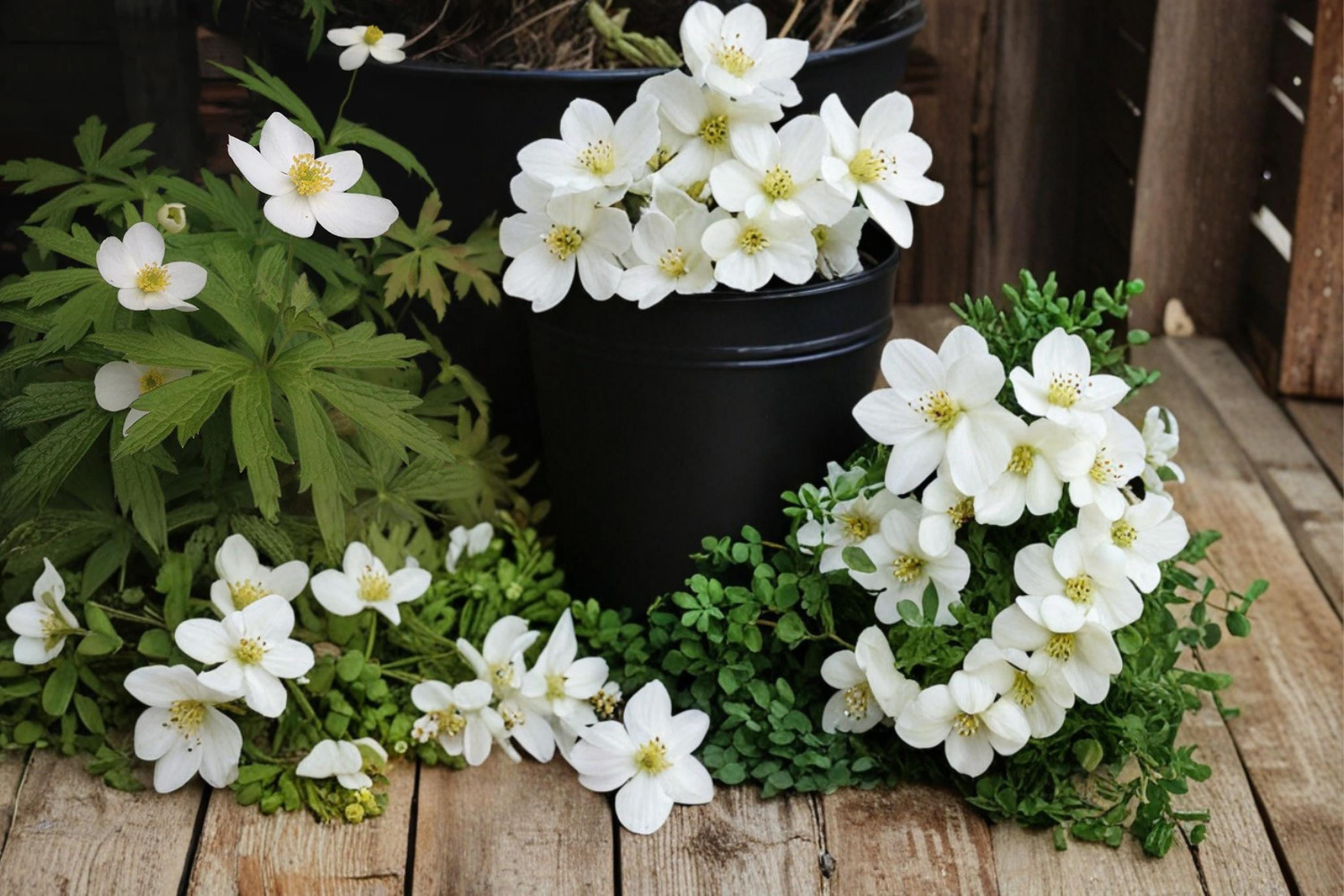 Canada Anemone Seeds – Anemone canadensis, White Wildflower, Native Perennial, Meadow & Woodland Plant, 25 Seeds