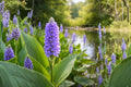 Pickerelweed Seeds, Native Aquatic Plant, Vibrant Purple-Blue Flowers, Pontederia cordata, Wetlands & Pond Plant Seeds