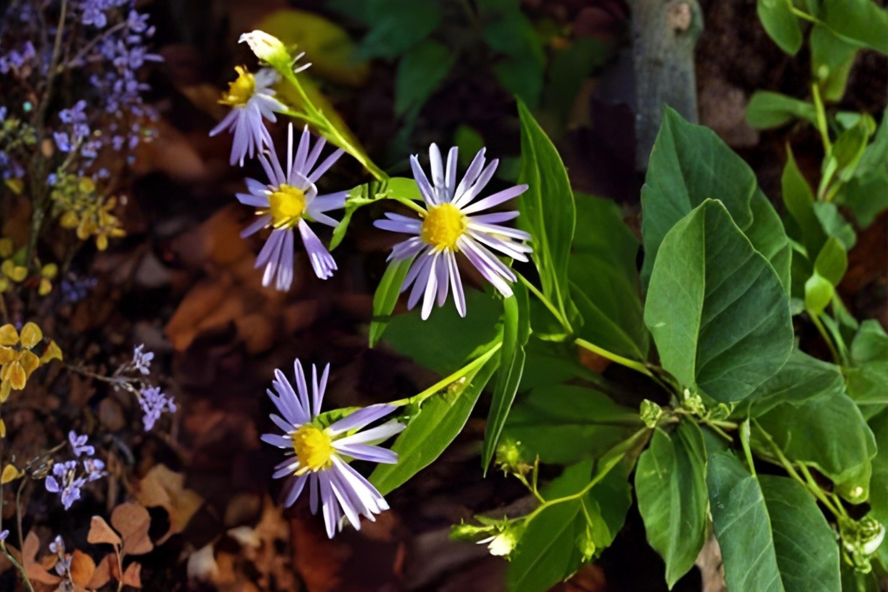Crooked-Stemmed Aster Seeds 100 Pack | Native Symphyotrichum prenanthoides Wildflower for Pollinator Gardens