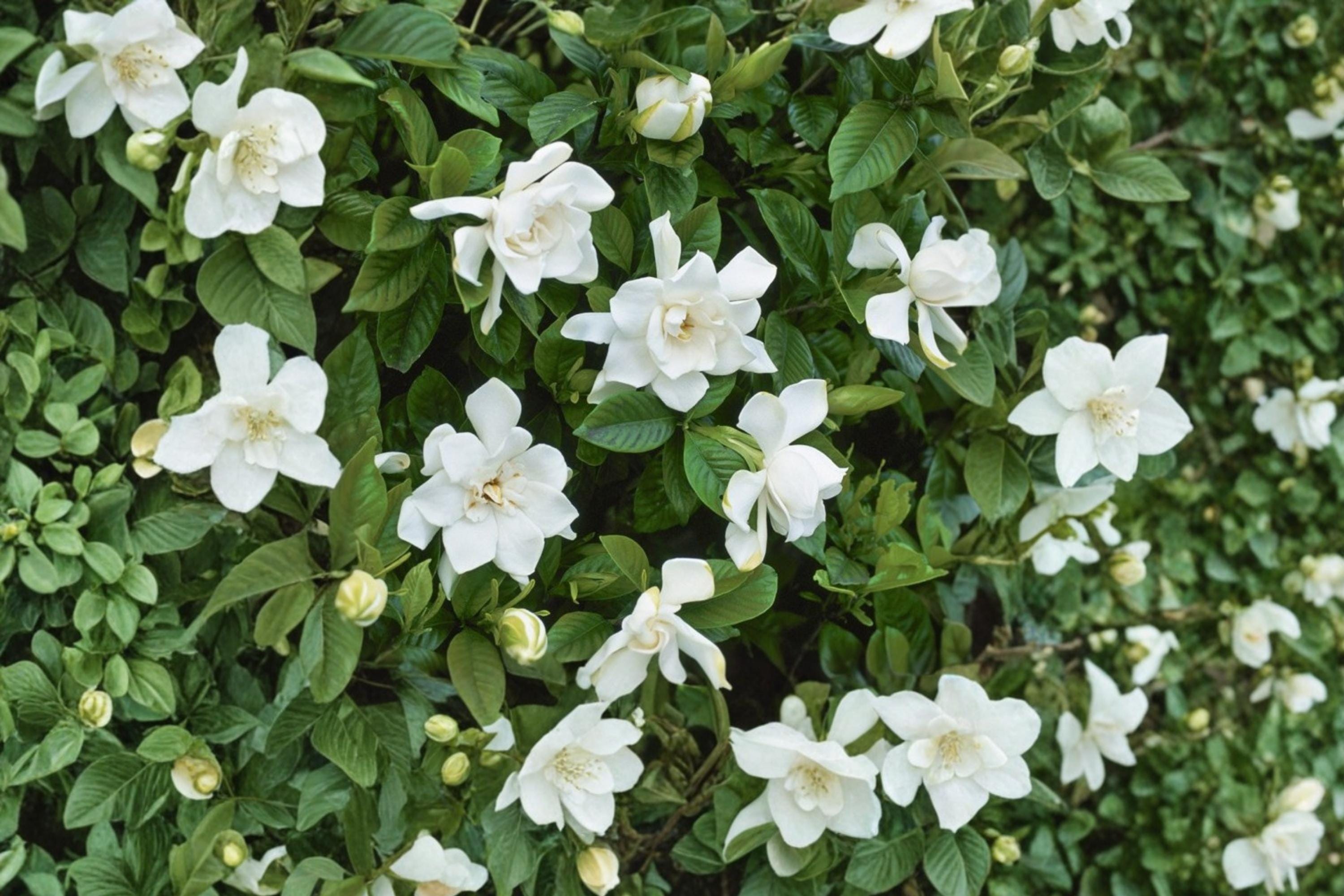 Cape Jasmine Seeds – Gardenia jasminoides Evergreen Shrub with Creamy White Flowers for Borders & Containers
