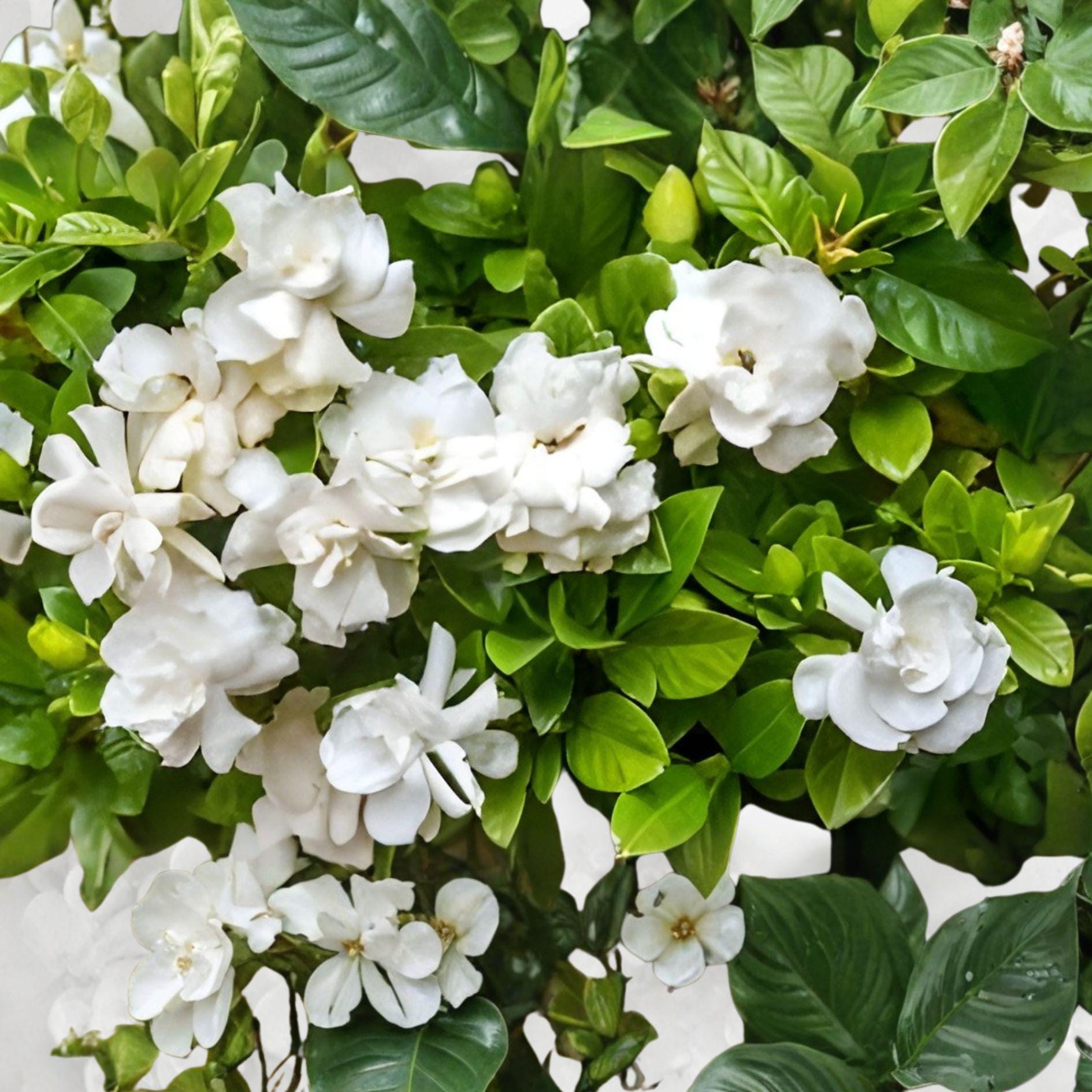 Heirloom Southern Gardenia Cuttings | Fragrant White Flowers | Hardy Shrub | Gardenia jasminoides