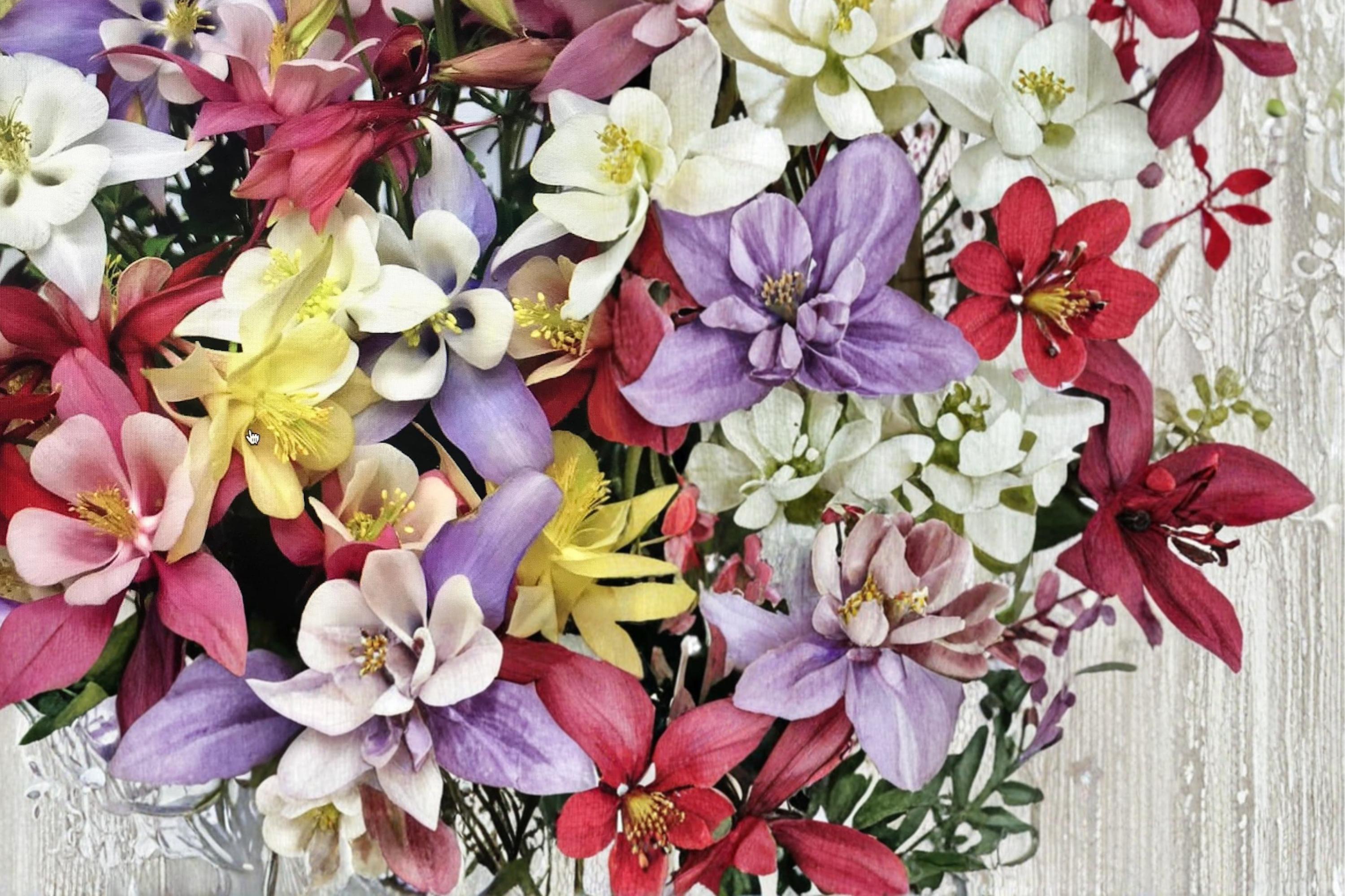 Columbine Seeds Mix – Aquilegia vulgaris Perennial Wildflower for Borders & Pollinator Gardens