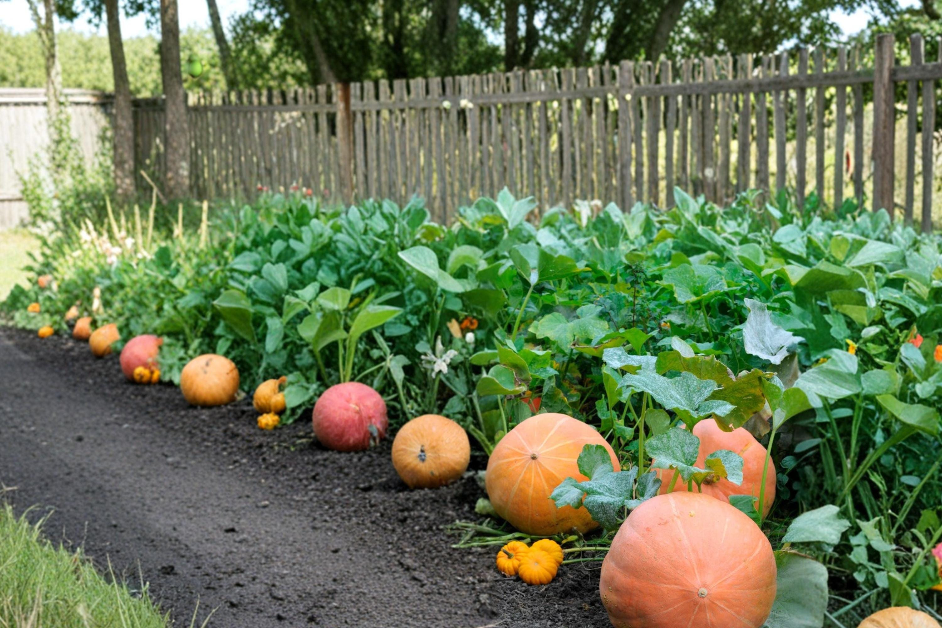 Atlantic Pumpkin Seeds – Cucurbita maxima, Large Orange Fruit, Vigorous Vining Annual Vegetable for Garden Planting