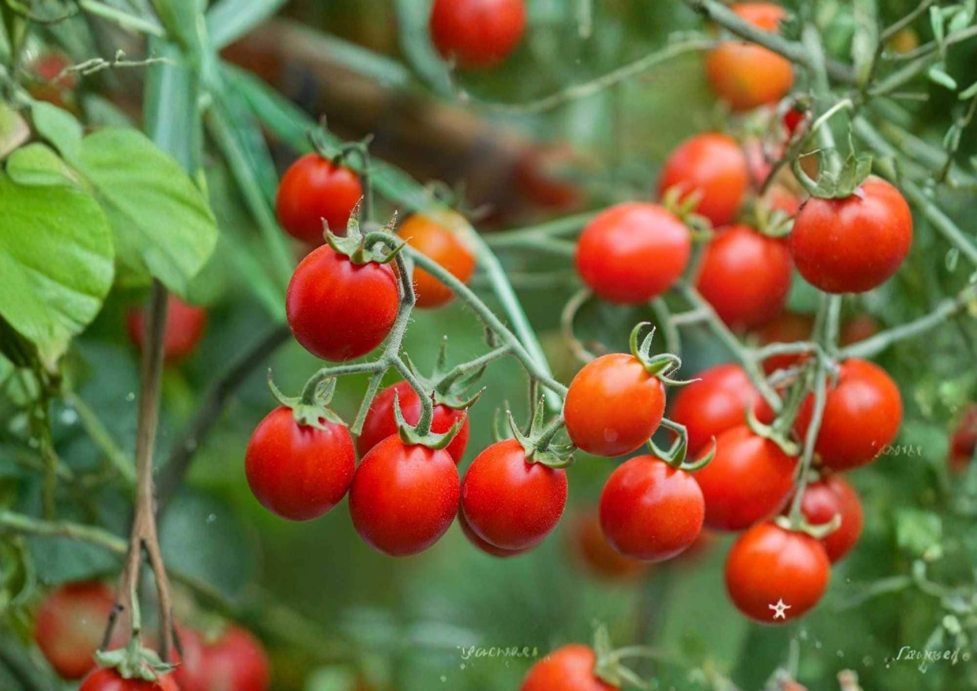 Sweet Cherry Tomato Seeds, Heirloom Non-GMO, Rare Vegetable Seeds for Garden, Small Cherry Tomatoes, Extra Sweet Flavor, High Yield