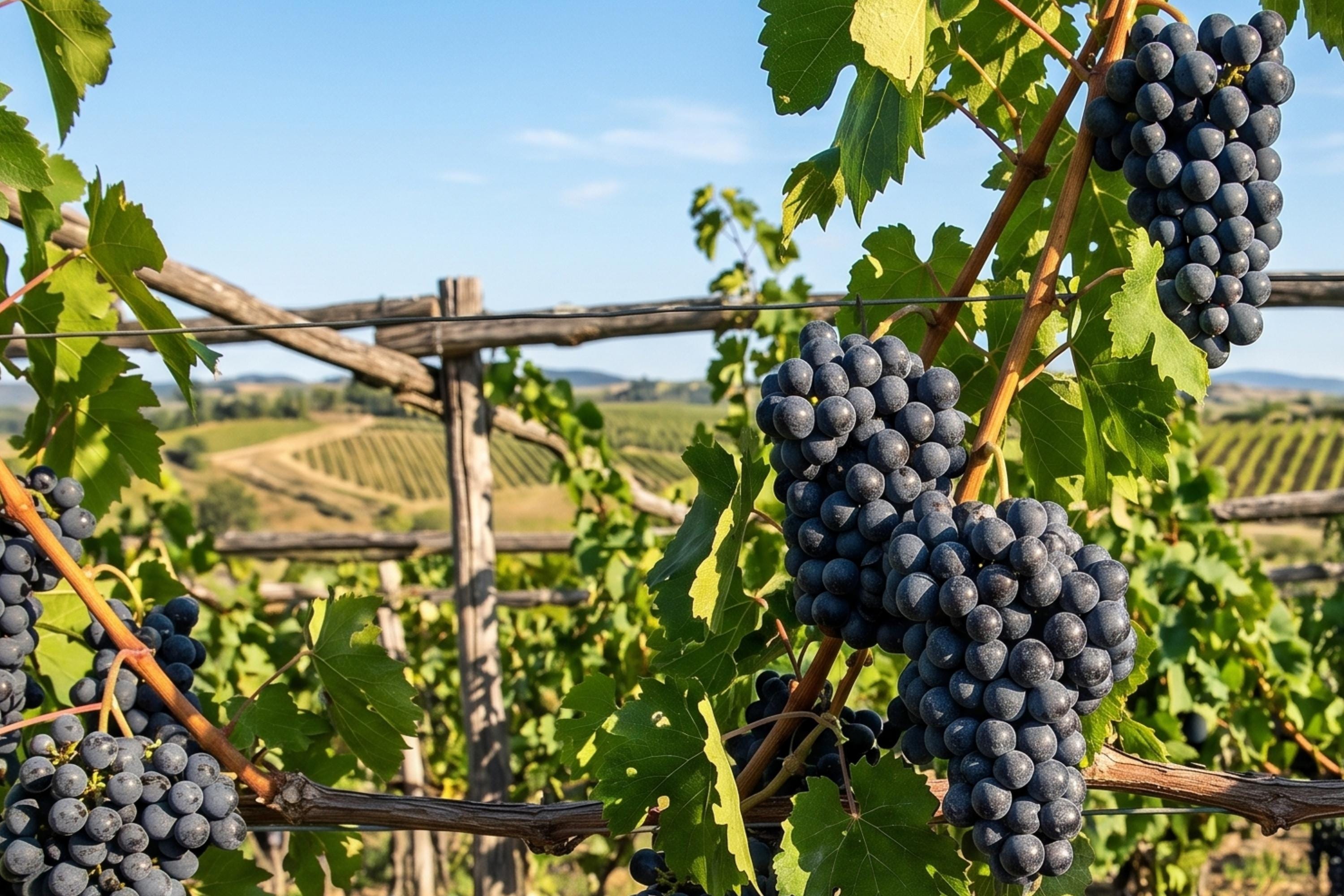 Concord Seedless Grape Vine Plants – 1-2 Year Old Vitis labrusca Live Plant for Garden, Trellis, or Vineyard
