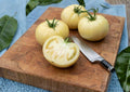 Chefs Choice White Tomato Seeds – Heirloom Style Pale Cream Slicer Vegetable Seeds for Garden Planting