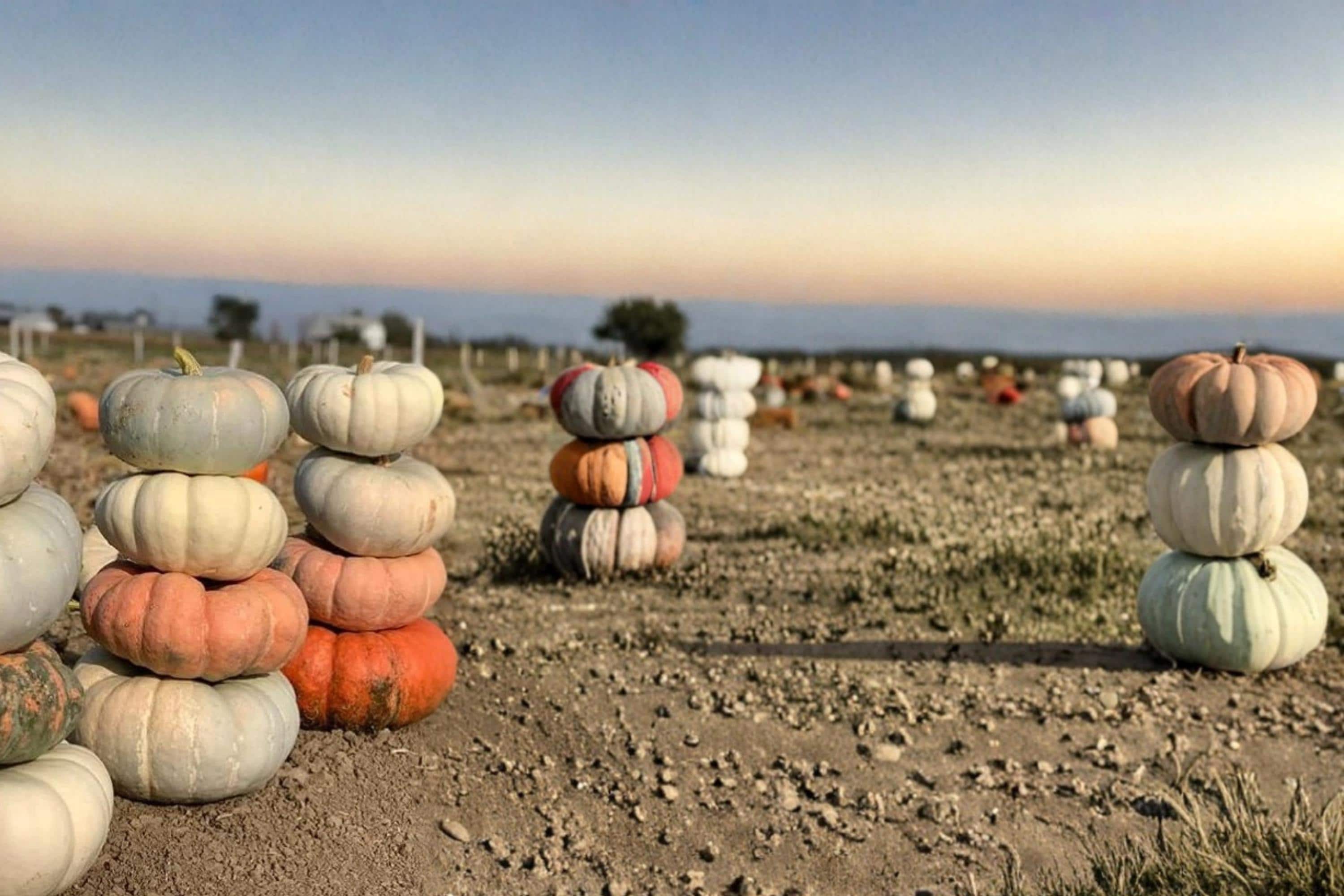 Stacker Pumpkin Mix Seeds – Cucurbita pepo, Decorative Multi-Color Vining Pumpkins for Fall Decor and Garden Display