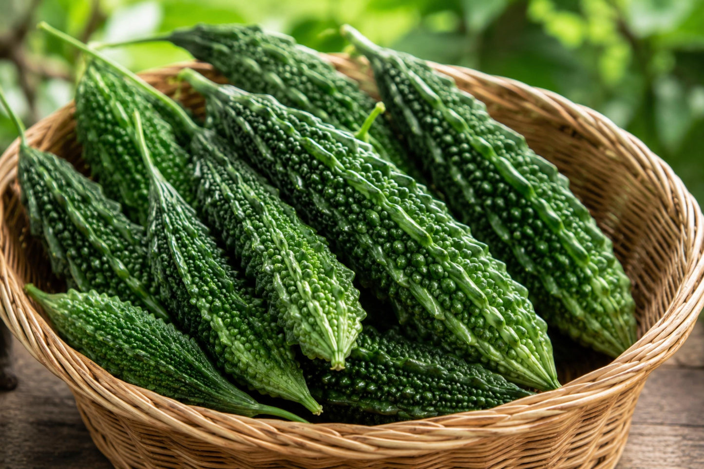 Indian Bitter Gourd Seeds | Hybrid Momordica charantia | Edible Bitter Melon for Asian Cuisine (5 Seeds)