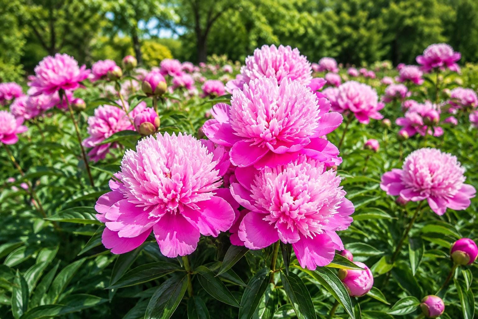 Peony Bulb Root – Edulis Superba Rosy Pink White Double Blooms – Paeonia lactiflora