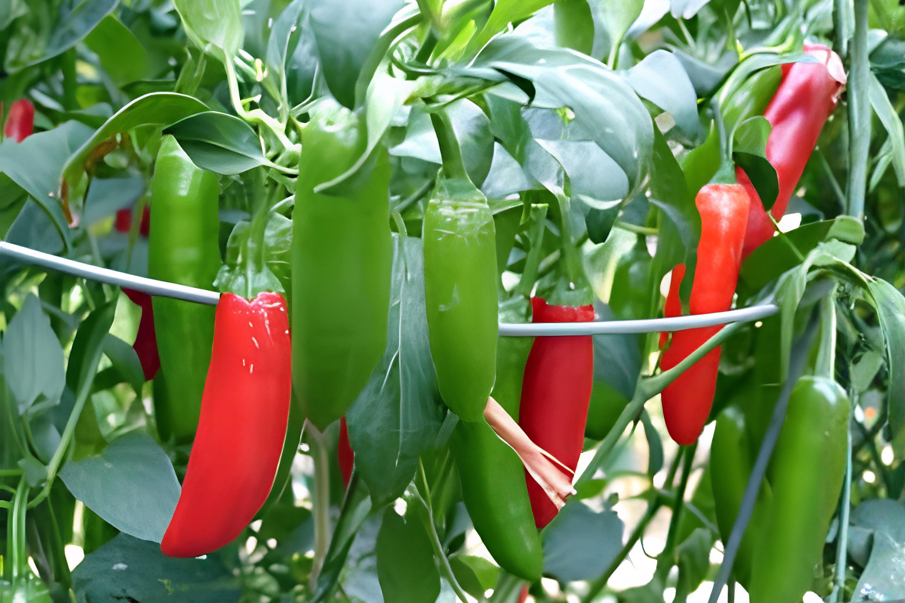 Serrano Tampiqueño Pepper Seeds, Hot Chili Pepper, Green to Red, Mexican Cuisine, Spicy Salsas & Sauces, 25 Seeds