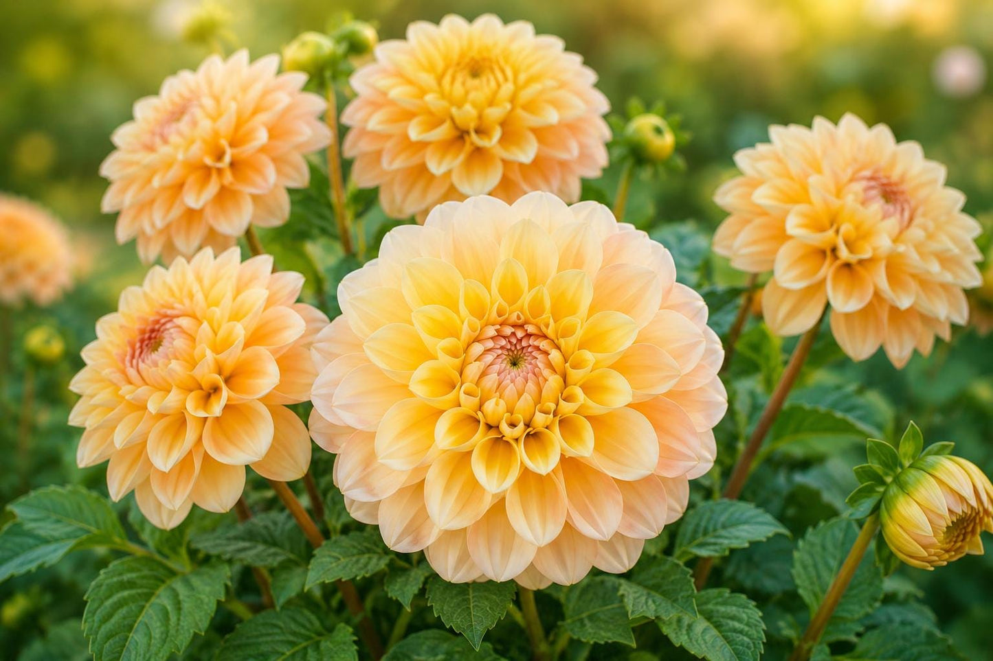 Honey Due Dahlia Tuber Clump – Bright Colorful Garden Flowers – Dahlia pinnata Bulb for Borders, Containers & Cutting Gardens