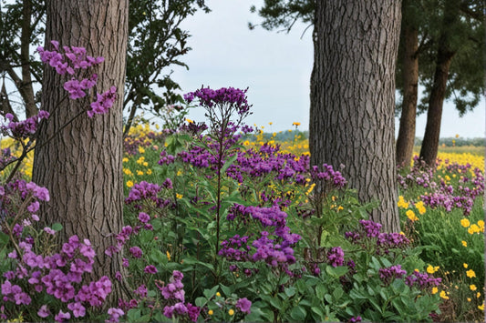 Ironweed Seeds – Vernonia gigantea Perennial Wildflower with Purple Clusters, 200 Seeds