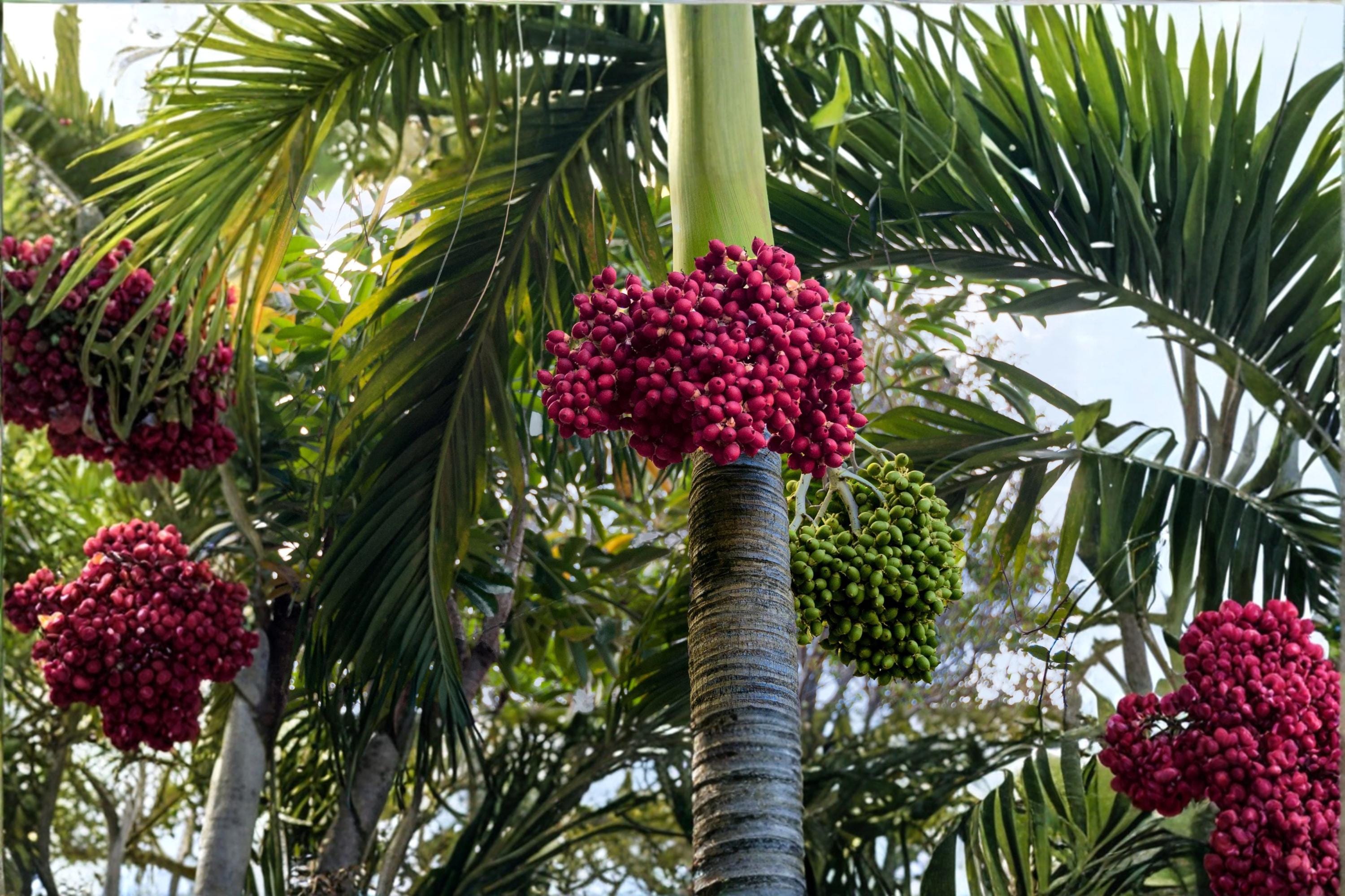 Royal Red Palm Seeds – Roystonea regia Tropical Palm Tree for Outdoor Garden Planting