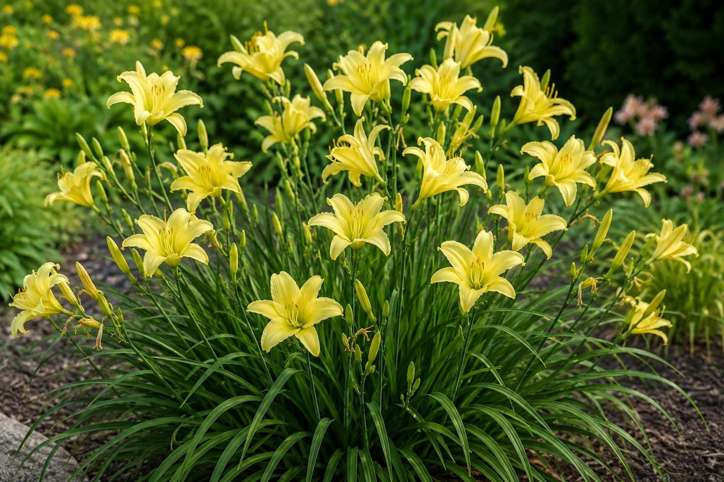 Hyperion Daylily Bulb - Bare Root Perennial Flower Plant - Yellow Blooms - Hemerocallis 'Hyperion'