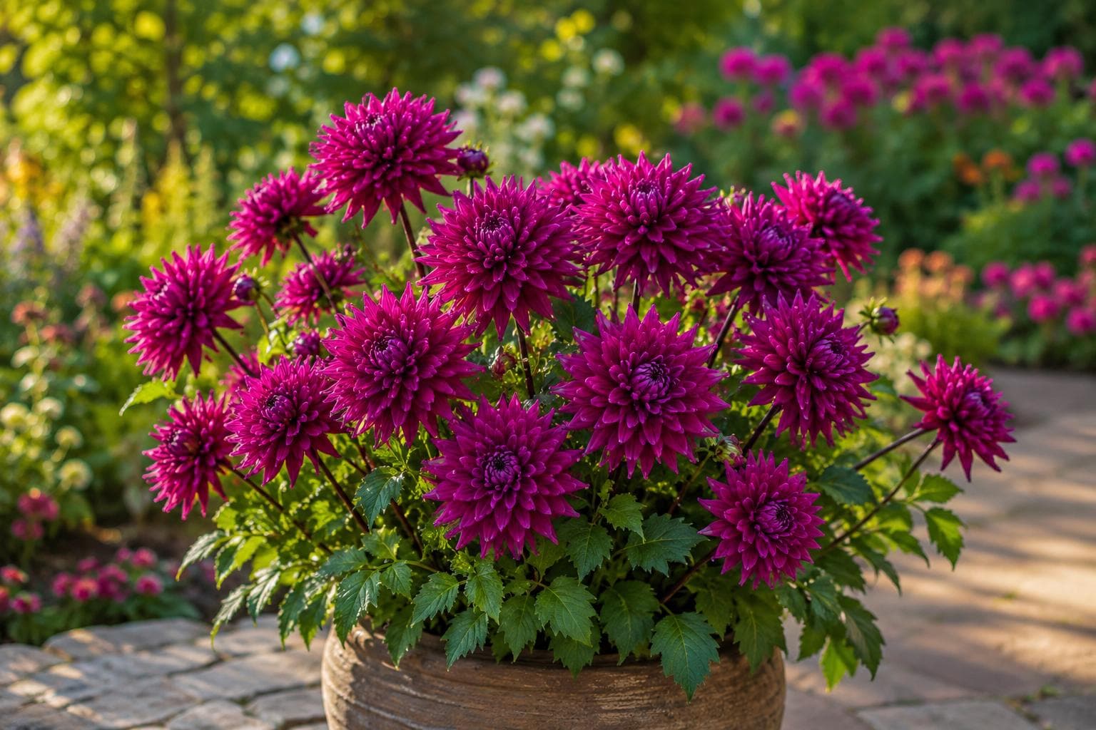Purple Gem Cactus Dahlia Bulb Tuber Clumps – Quilled Petals, Vibrant Purple, Dahlia pinnata, Spring Planting