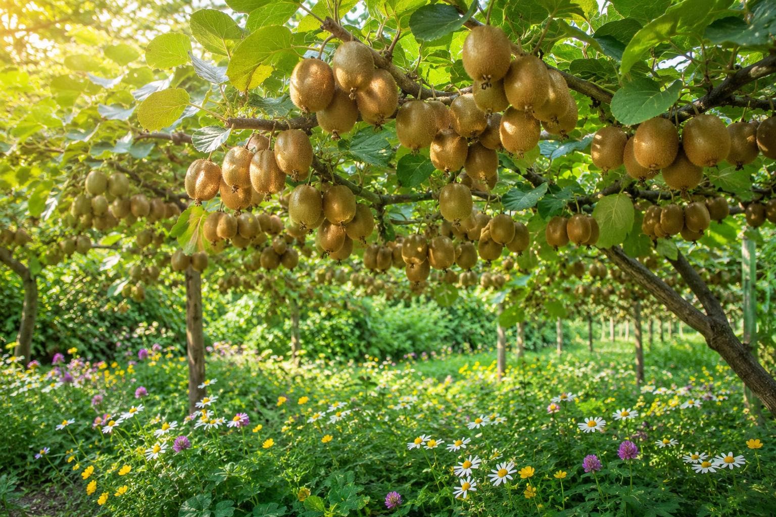 100 Kiwi Fruit Seeds – Hardy Green Fuzzy Kiwi Vine Actinidia deliciosa for Home Garden Planting