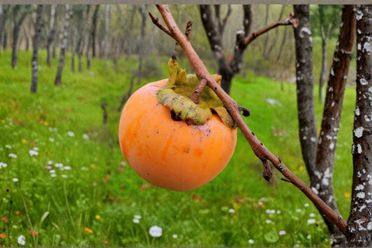 Japanese Persimmon Seeds – Diospyros kaki Fruit Tree for Home Garden, Edible Landscape, Orchard Planting