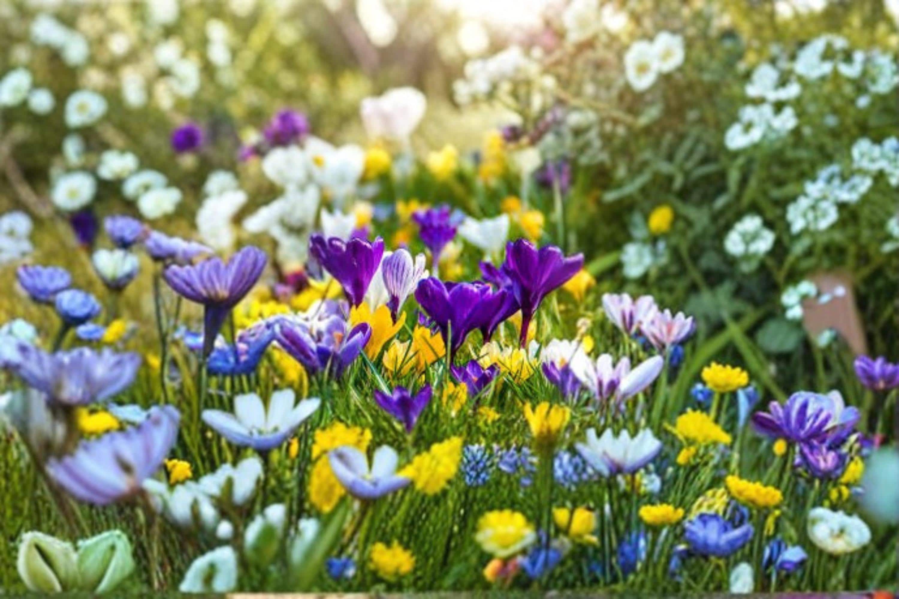 Crocus Mix Bulbs – 20 Pack – Early Blooming Spring Flowers – Crocus spp. Garden Bulbs for Borders & Beds