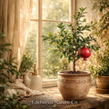 Salavatski Pomegranate Live Starter Plant, Edible Fruit Tree, Punica granatum, Ornamental & Fruit Producing Shrub