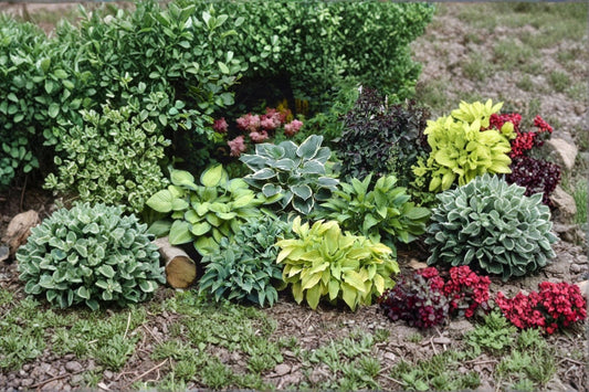 Mixed Hosta Plants – 6 Bare Root Divisions, Shade-Loving Perennial, Ornamental Foliage, Hosta spp.