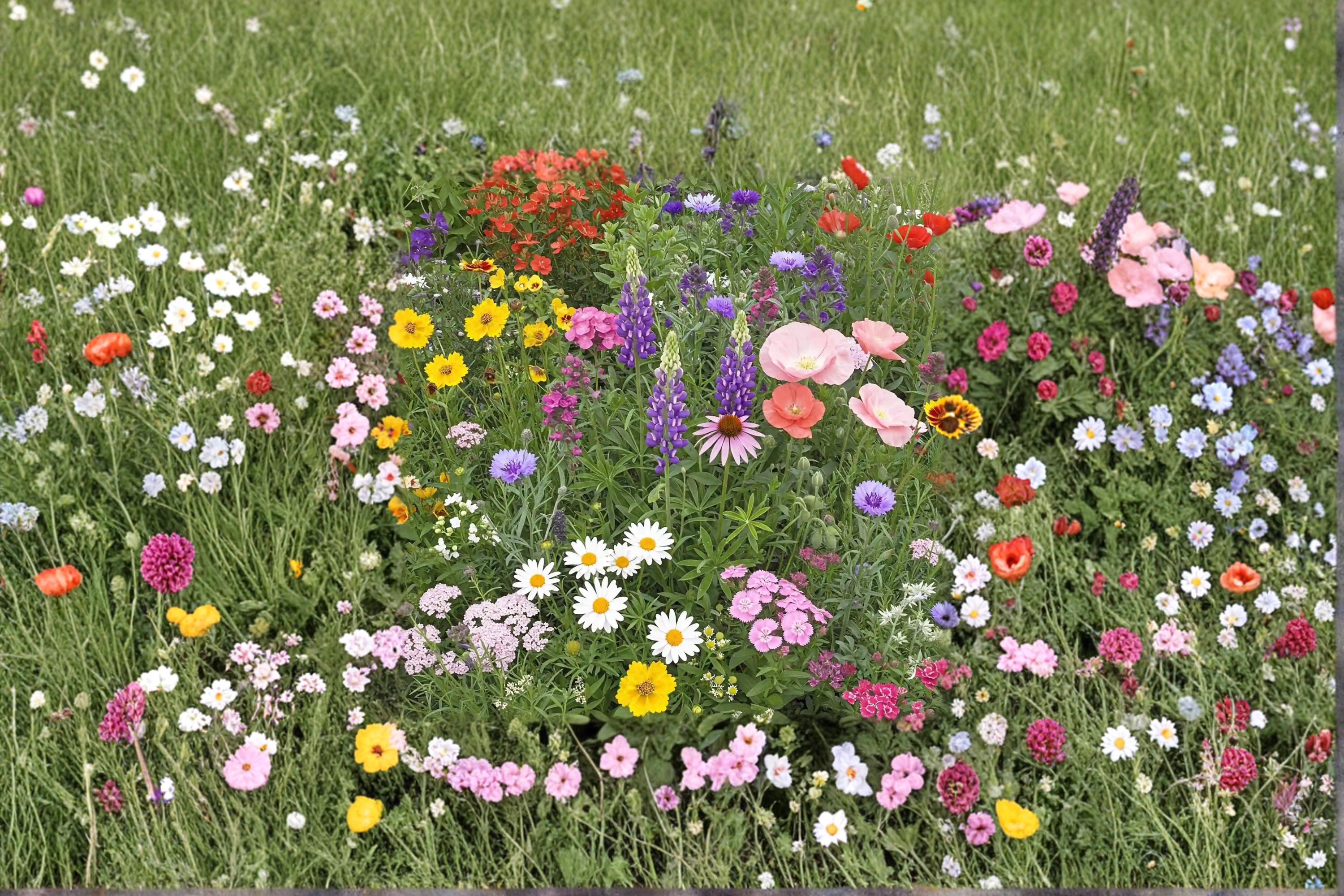 Perennial Wildflower Seed Mix Kit – Mixed Species for Naturalized Gardens, Pollinator-Friendly, Full Sun, Well-Drained Soil