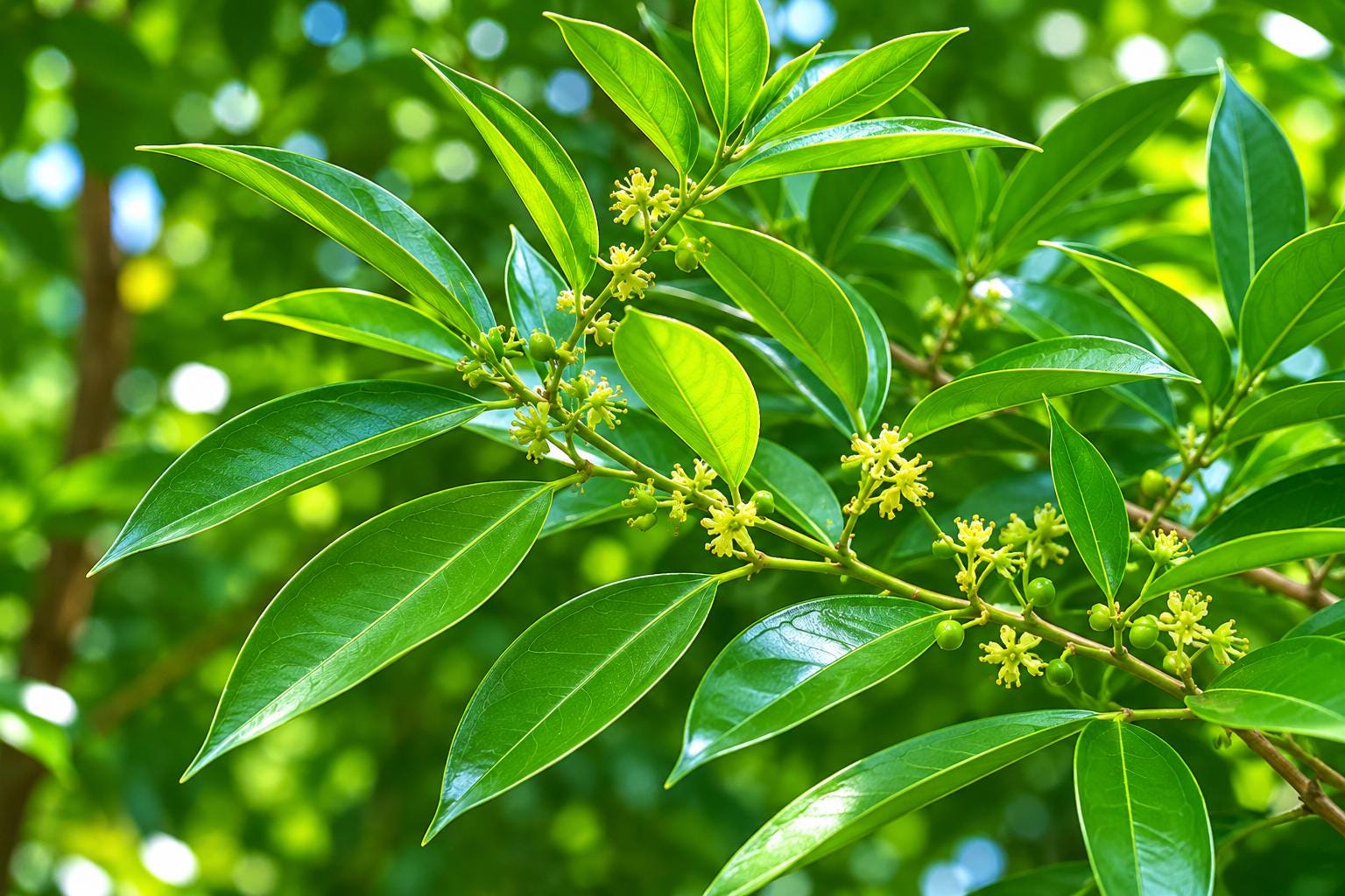 Snailseed Laurel Tree Live Plant - Tropical Shade Tree - 8-12 Inches - Cryptocarya alba - Indoor & Outdoor Landscaping