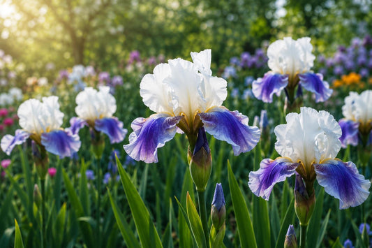 Mixed Color Iris Seeds - 30pcs Perennial Flower Seeds for Garden, Borders, Containers - Iris germanica